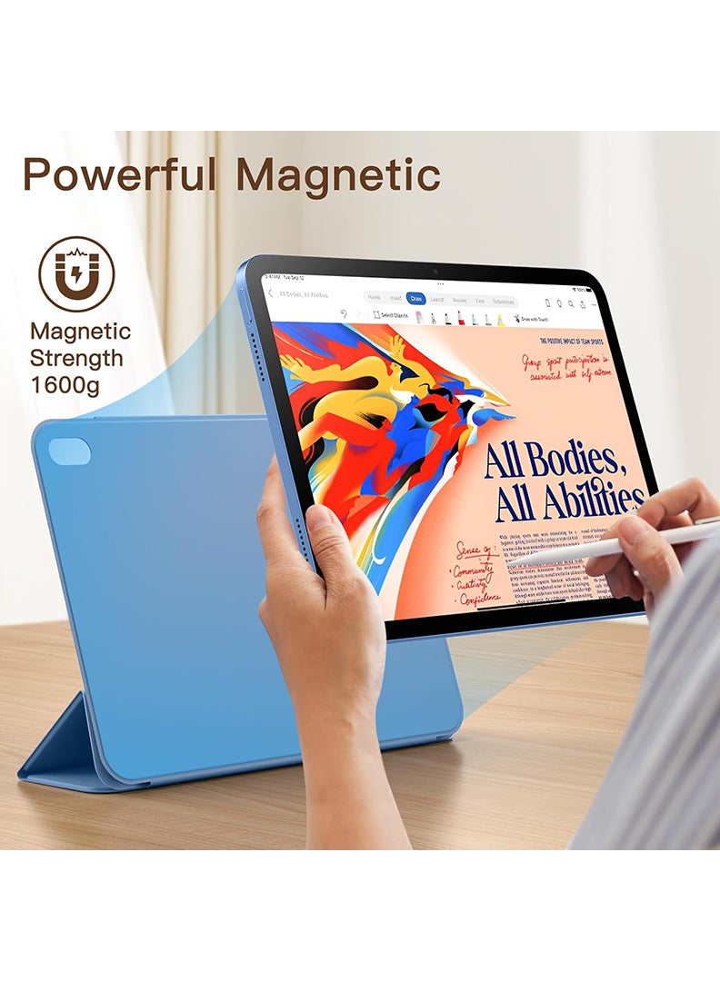 Theodor حافظة مغناطيسية لجهاز iPad (A16) 11 بوصة الجيل 11 2025/ حافظة iPad الجيل 10 2022 - لون أزرق سماوي - Image 3